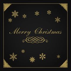 Charistmas card vector