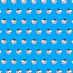 Cow - emoji pattern 59