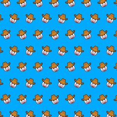 Cow - emoji pattern 74