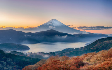 箱根大観山からの秋の富士山