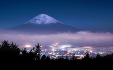 乙女峠からの夜景