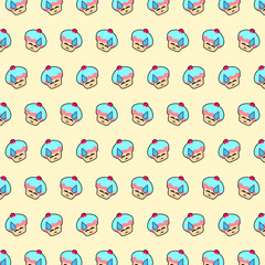Cupcake - emoji pattern 42