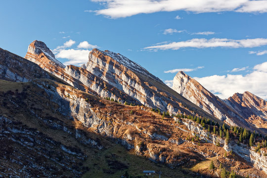 View of Churfirsten massif