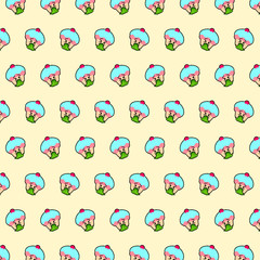 Cupcake - emoji pattern 80