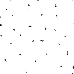 Hand drawn icon with seamless pattern for decorative design. Arrow down direction icon vector design.