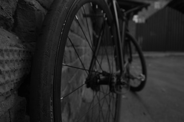 Obraz premium wheel of bicycle