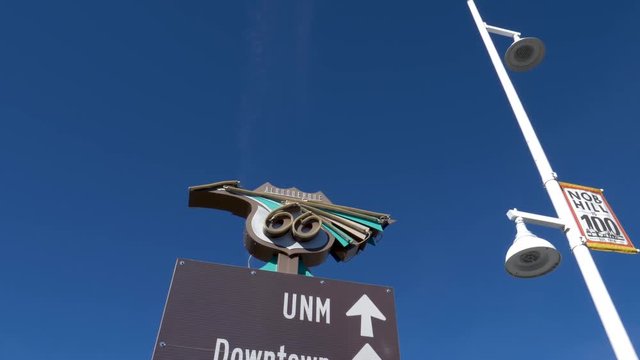4K Footage of the Nob Hill area of Albuquerque New Mexico