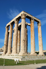 Fototapeta premium Temple of Olympian Zeus, Athens, Greece