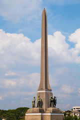 Bangkok,Thailand, 07 Nov 2018 : Anusawari Chai Samoraphum,Victory Monument is an Obelisk monument...