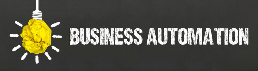Fototapeta premium Business Automation