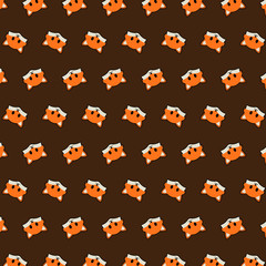 Fox - emoji pattern 45