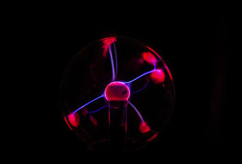 Colored ball. Electricity.