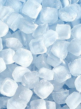 Naklejki Frosted ice cubes background