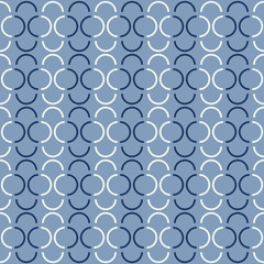 Blue abstract seamless pattern