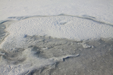 Winter scenery Snow texture