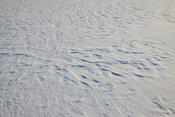 Winter scenery Snow texture