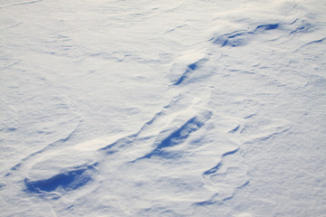 Winter scenery Snow texture