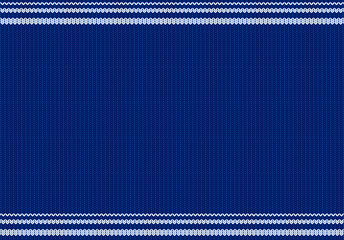 Blue Wool Knit Texture background - vector EPS 10