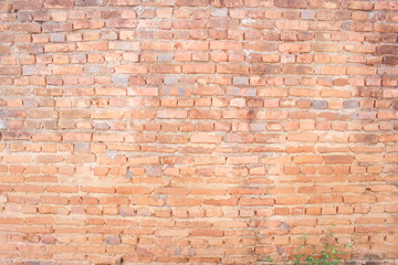 Old brick wall patterns in horizontal background
