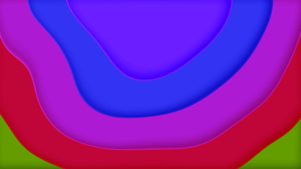 Background in paper style. Of multi-colored details.