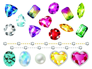 宝石セット素材