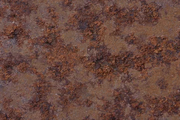 Fotobehang Thema Roestige metalen oppervlak close-up achtergrond