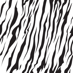 stripe animals jungle bengal tiger fur texture pattern seamless repeating white black - 237916275