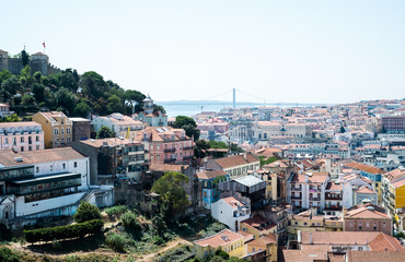 Fototapeta na wymiar Alfama Lisbon Cityscape