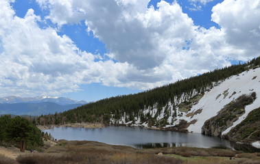 Beautiful View of Saint Mary Glacier in Colorado