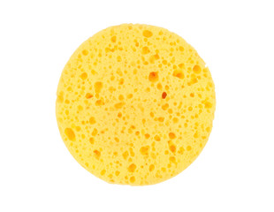 Yellow round sponge