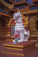 status in Thai temple Sukhothai 