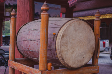 drum is in thai temple
