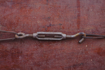 rusty chain and lock