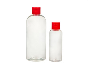 Two plastic bottles