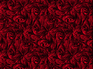 Red abstract pattern.