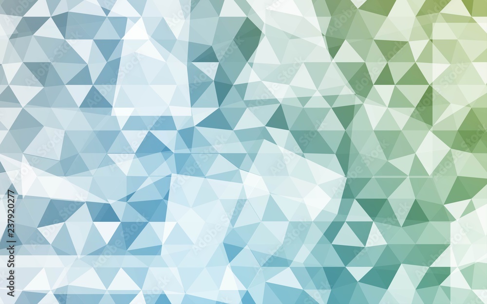 Wall mural Geometric rumpled triangular low poly gradient illustration. Vector polygonal design.