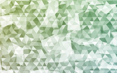 Abstract Color Triangles Mosaic Background. Vector Illustration. For Design, Presentation