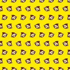 Monkey - emoji pattern 51