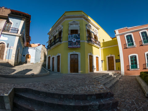 Goverment palace of arts in real del monte mexico