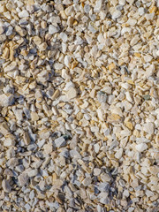 Marble crumb. Material decorative finishing of building facades.