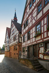 On der Altstadt von Büdingen, Wetterau, Hessen, Deutschland 