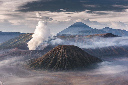 Mount Bromo. God's breath