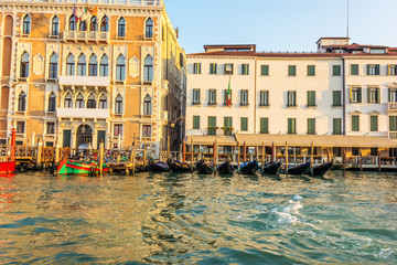 Ca' Giustinian Palace of Venice in the Grand Canal