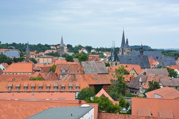 Quedlinburg, Welterbestadt, Sachsen-Anhalt, Deutschland
