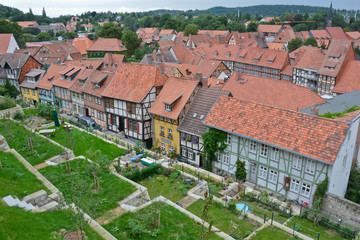 Quedlinburg, Welterbestadt, Sachsen-Anhalt, Deutschland