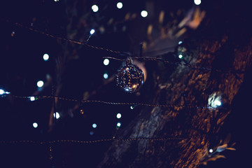 Christmas lights stars