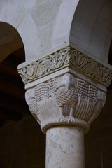 Kapitell, Stiftskirche St. Servatius, Quedlinburg, Welterbestadt, Sachsen-Anhalt, Deutschland