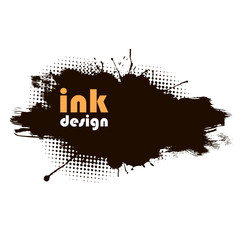 Black grunge banner.