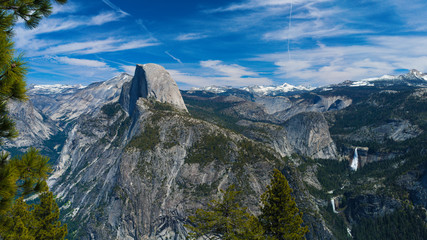Glacier point view in Yosemite national park