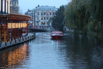 Obraz premium channel sunset